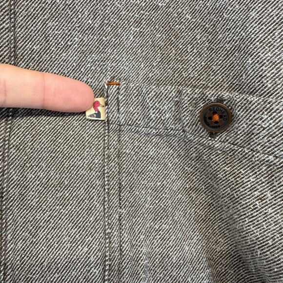 Red Head Brand Workhorse Shirt Mens Size XL Brown Cotton Long Sleeve Button Up - Picture 3 of 16